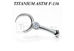 Накрутка из титана Ti Metal лунная призма