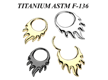 Кликер из титана пламя