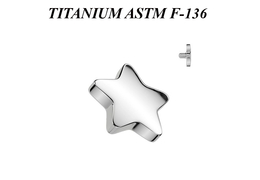 Накрутка из титана Ti Metal звезда