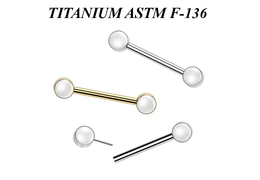 Безрезьбовое украшение для груди жемчужины