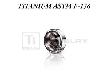Накрутка из титана Ti Metal с минералами