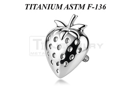 Накрутка из титана Ti Metal клубничка