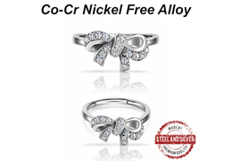 Кликер Steel and Silver кристальный бант