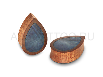 Плаги синяя капля, пара