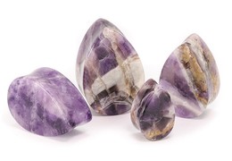 Плаги-капли из аметиста, пара