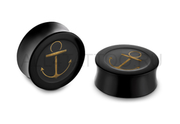 Плаги Carlo & Son якорь, пара