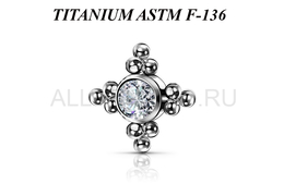 Кластер из титана Ti Metal эфимея