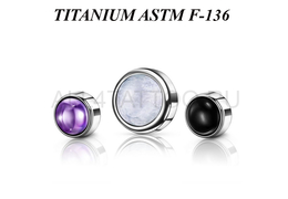 Накрутка из титана Ti Metal с минералами